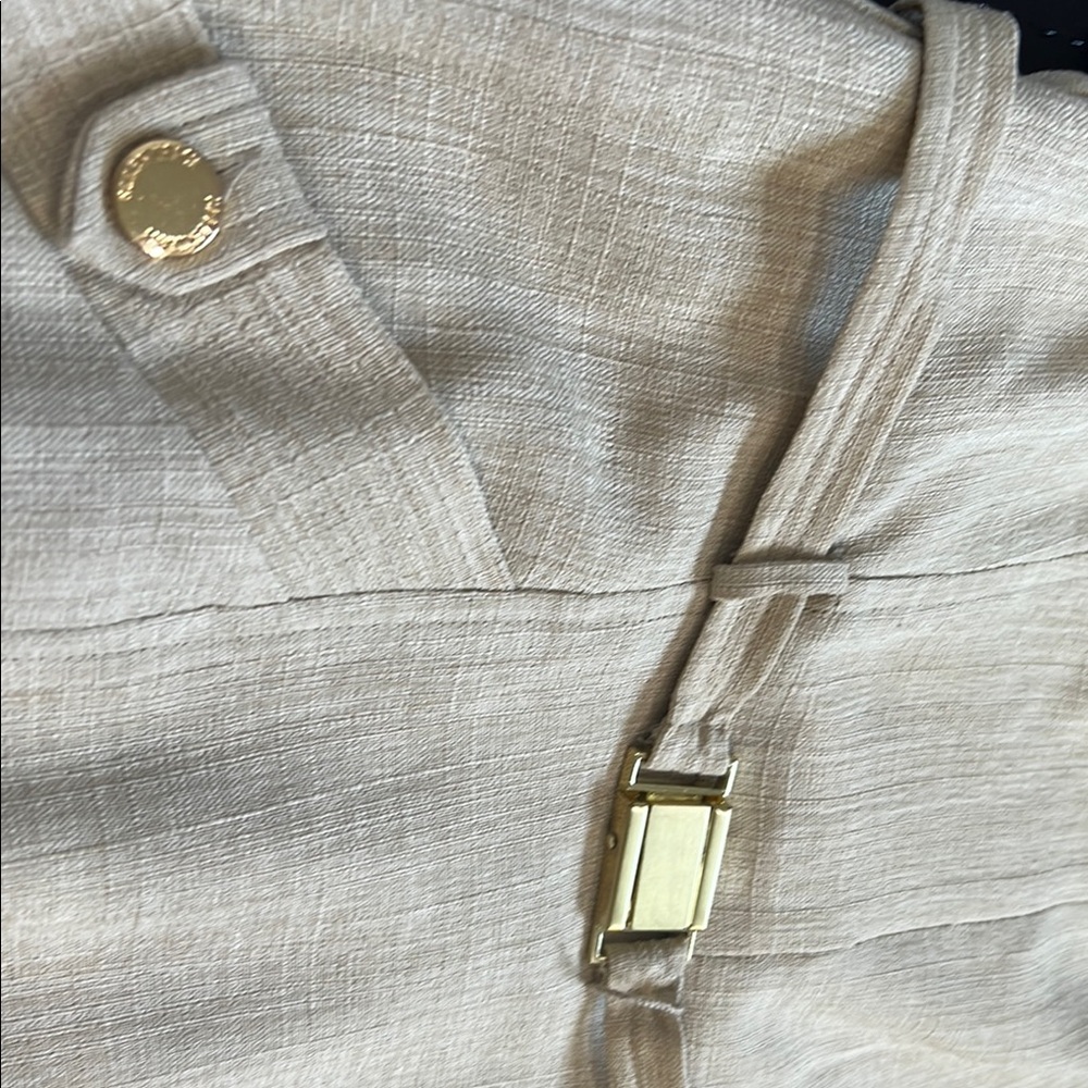 Ellen Tracy Cream Sheath Mini Dress for Work - Picture 4 of 8